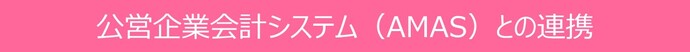 公営企業会計システム（AMAS）との連携