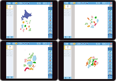 タブレット操作画面のイメージ